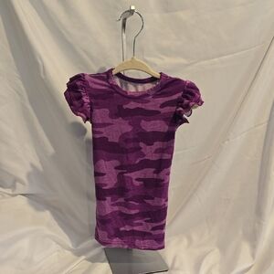 Little Sleepies Short Sleeve Tee in Purple Camo